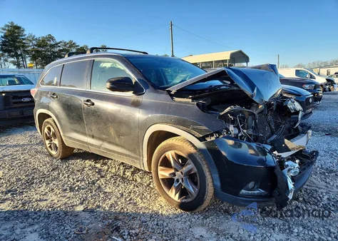 2014 Toyota Highlander Limited из США, поврежденный, VIN 5TDYKRFH2ES033794